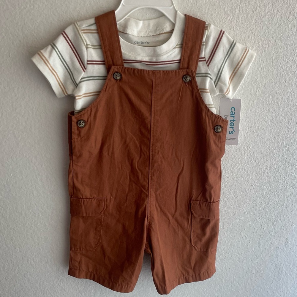 NWT Carters 2 piece set overalls